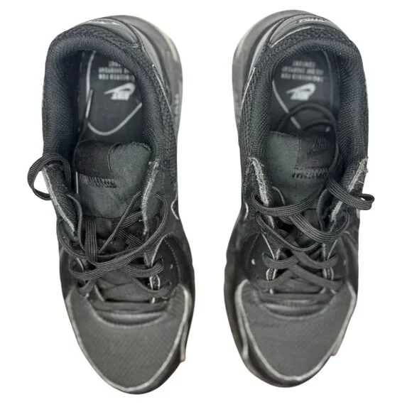 Nike Air Max Excess Womens Mens Black Grey Mesh Lace-Up Cushion Sneakers Size 7 - Picture 7 of 11